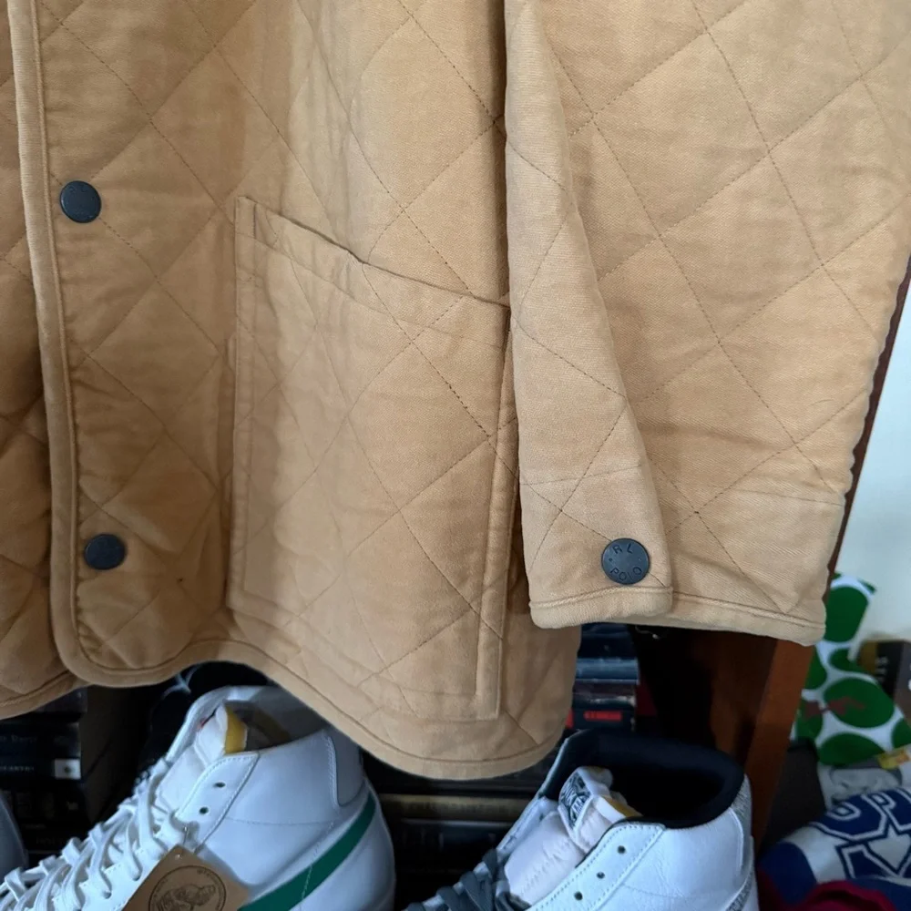 Vintage Polo by Ralph Lauren - Tan Quilted Jacket - Men’s xL